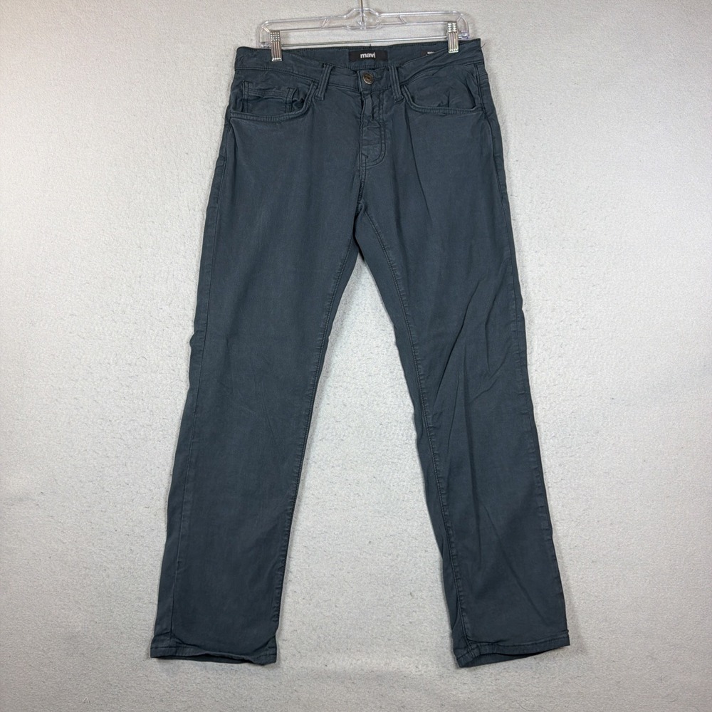 Mavi Marcus Men's Dark Wash Straight Leg Athletic Fit Denim Jeans 30x30
